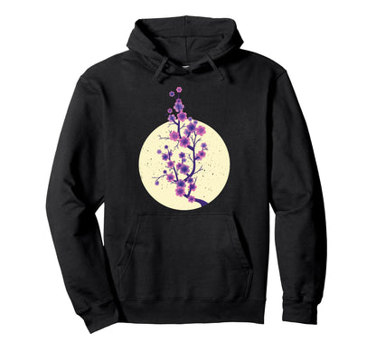 Vaporwave Aesthetic Japanese Japan Cherry Hoodie - Graphic Print Men Women - T-Shirt, Sweatshirt, Hoodie