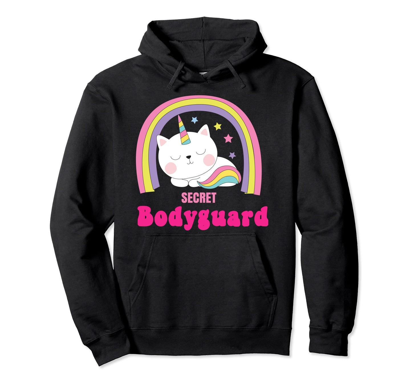 Secret Bodyguard Shirts Rainbow Hoodie - Casual Everyday Wear Unisex - T-Shirt, Sweatshirt, Hoodie