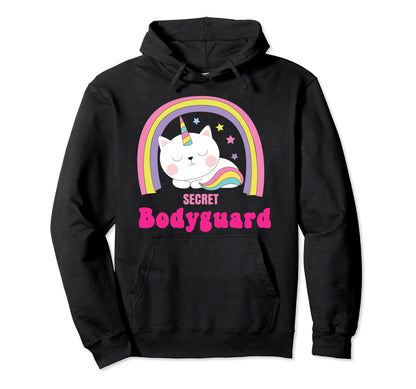 Secret Bodyguard Shirts Rainbow Hoodie - Casual Everyday Wear Unisex - T-Shirt, Sweatshirt, Hoodie