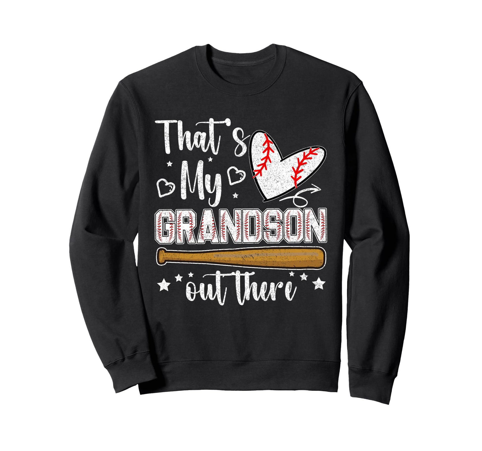Thats My Grandson Out There Baseball Sweatshirt - Minimalist Print Unisex - T-Shirt, Sweatshirt, Hoodie