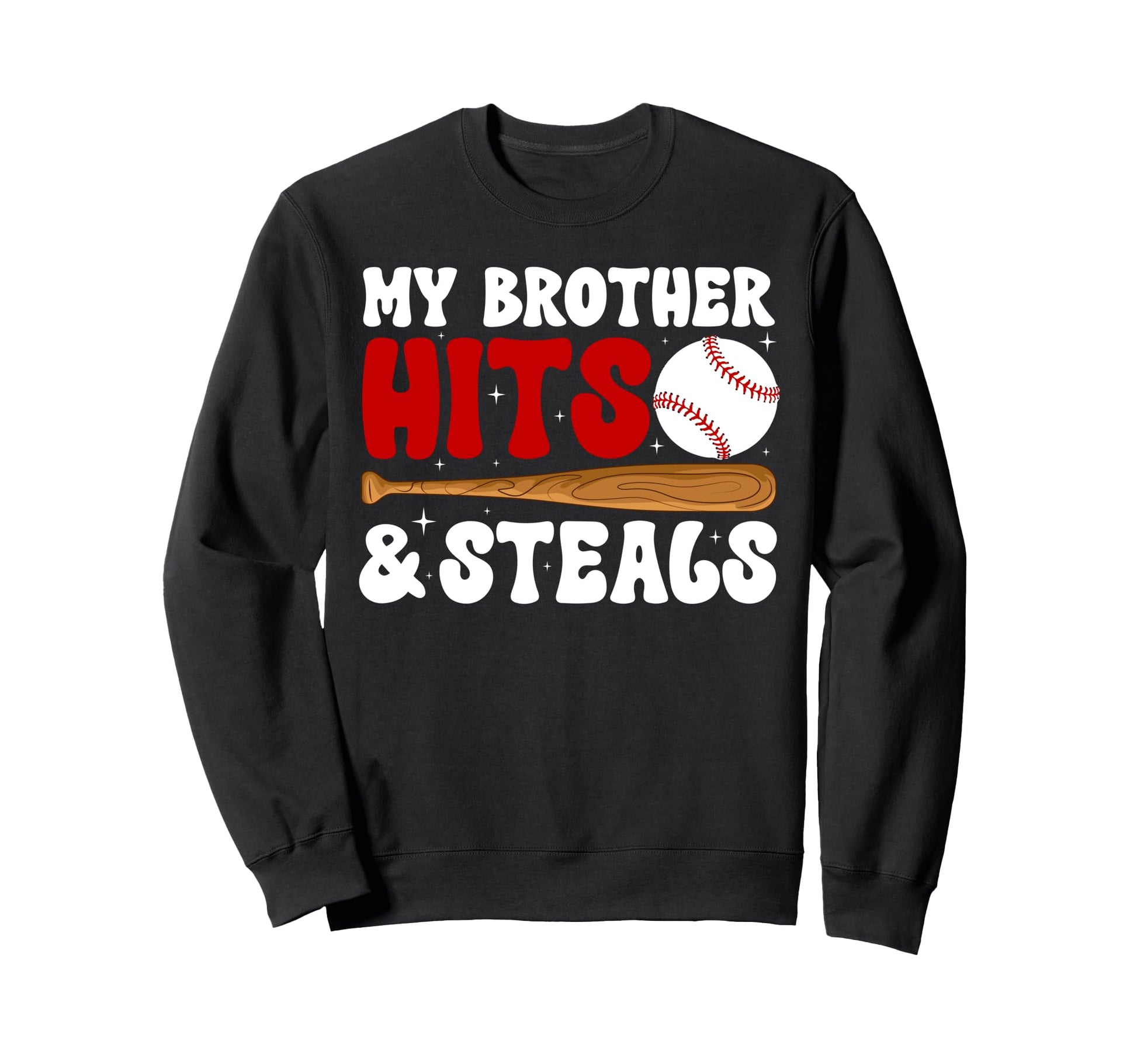 Funny Baseball Sister Baseball Sweatshirt - Unique Graphic Men Women - T-Shirt, Sweatshirt, Hoodie