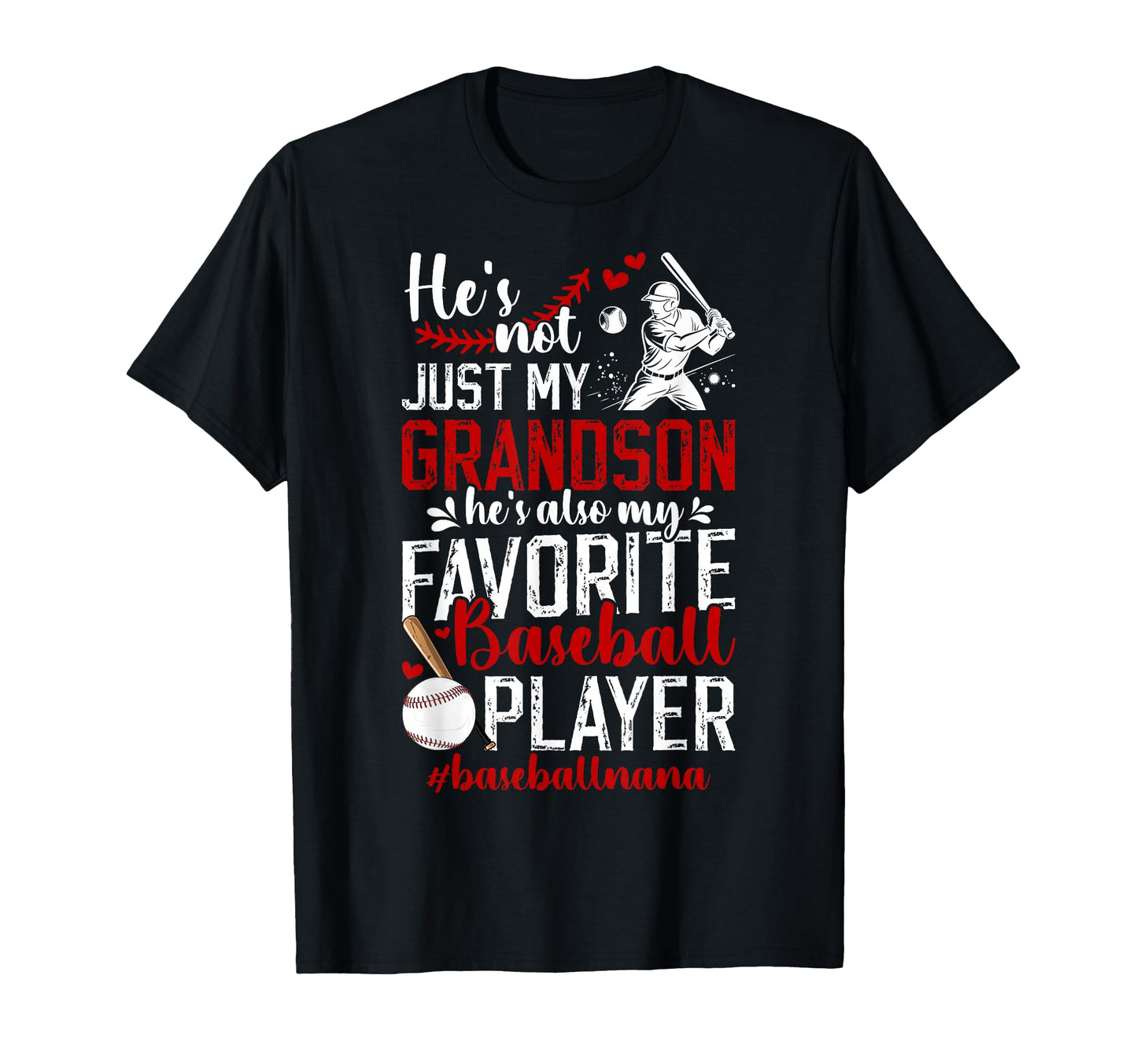 Proud Baseball Nana Grandma Nana Baseball T-Shirt - Novelty Apparel Unisex - T-Shirt, Sweatshirt, Hoodie