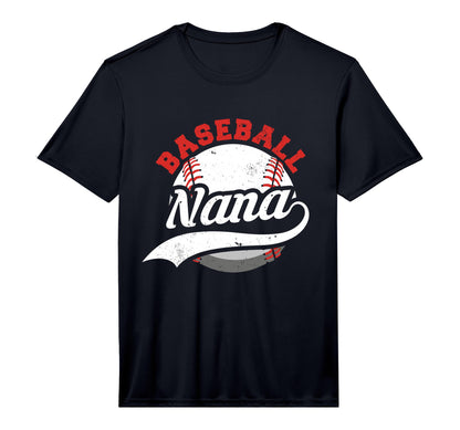 Baseball Nana Mother Baseball T-Shirt - Fun Novelty Design for Adults - T-Shirt, Sweatshirt, Hoodie
