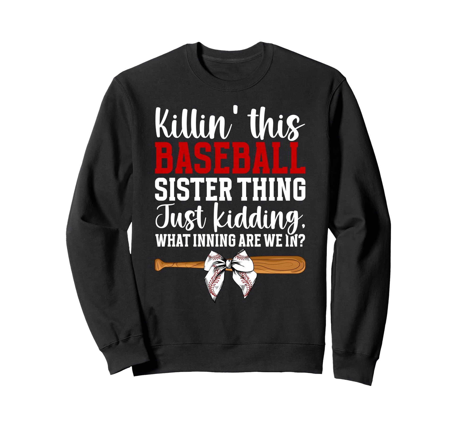 This Baseball Sister Thing Sister Sweatshirt - Minimalist Print Unisex - T-Shirt, Sweatshirt, Hoodie
