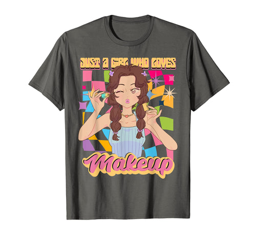 Anime Who Loves Makeup Rainbow Japan T-Shirt - Aesthetic Graphic Men Women - T-Shirt, Sweatshirt, Hoodie