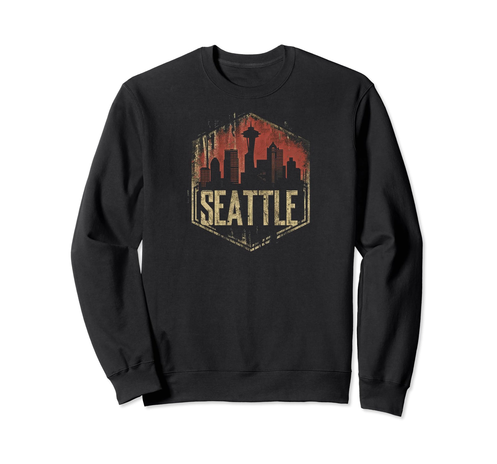 Seattle Grit 90S Grunge Urbandecay Sweatshirt - Unique Graphic Men Women - T-Shirt, Sweatshirt, Hoodie