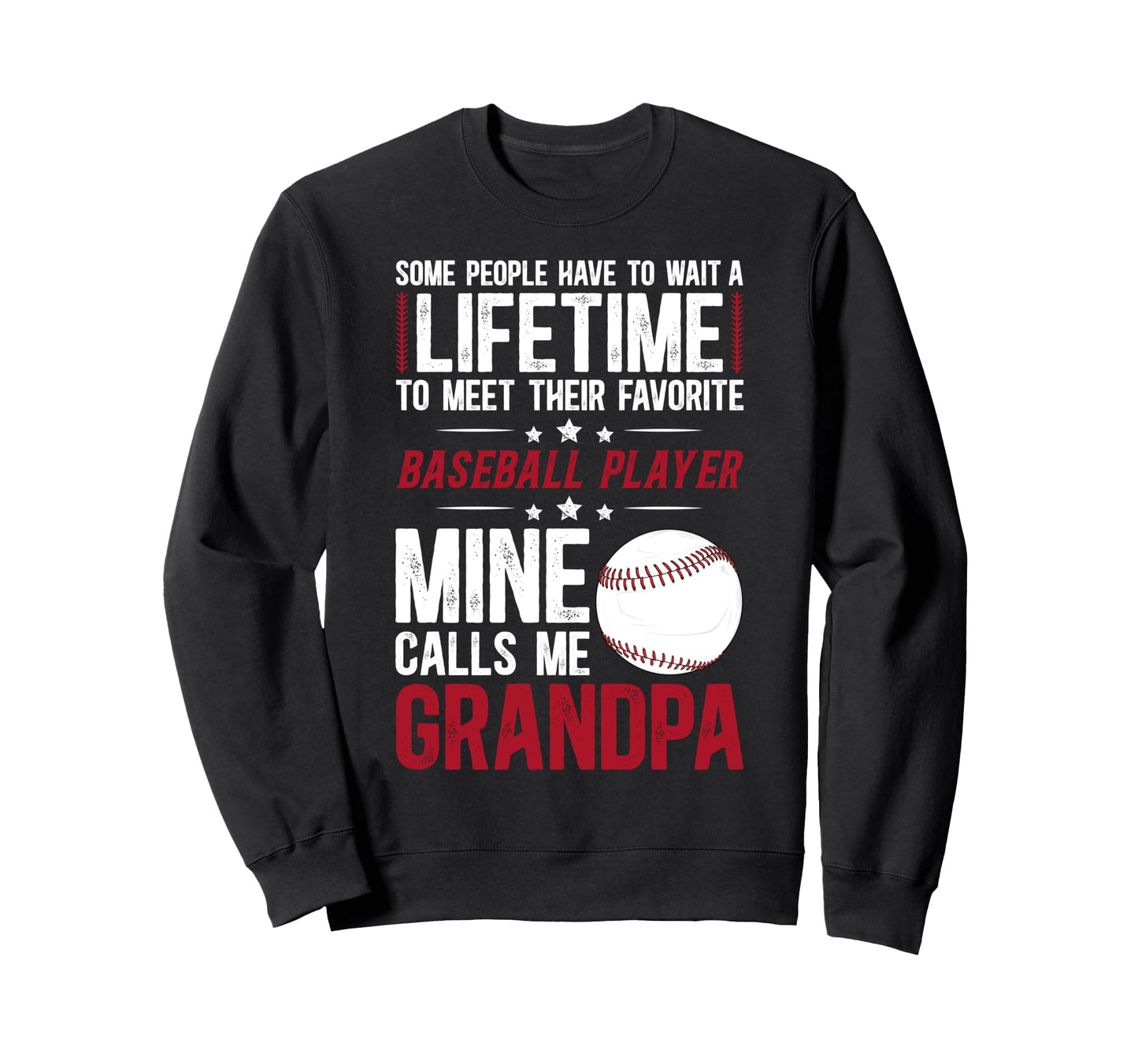 Baseball Grandpa Proud Grandpa Sweatshirt - Aesthetic Graphic Men Women - T-Shirt, Sweatshirt, Hoodie