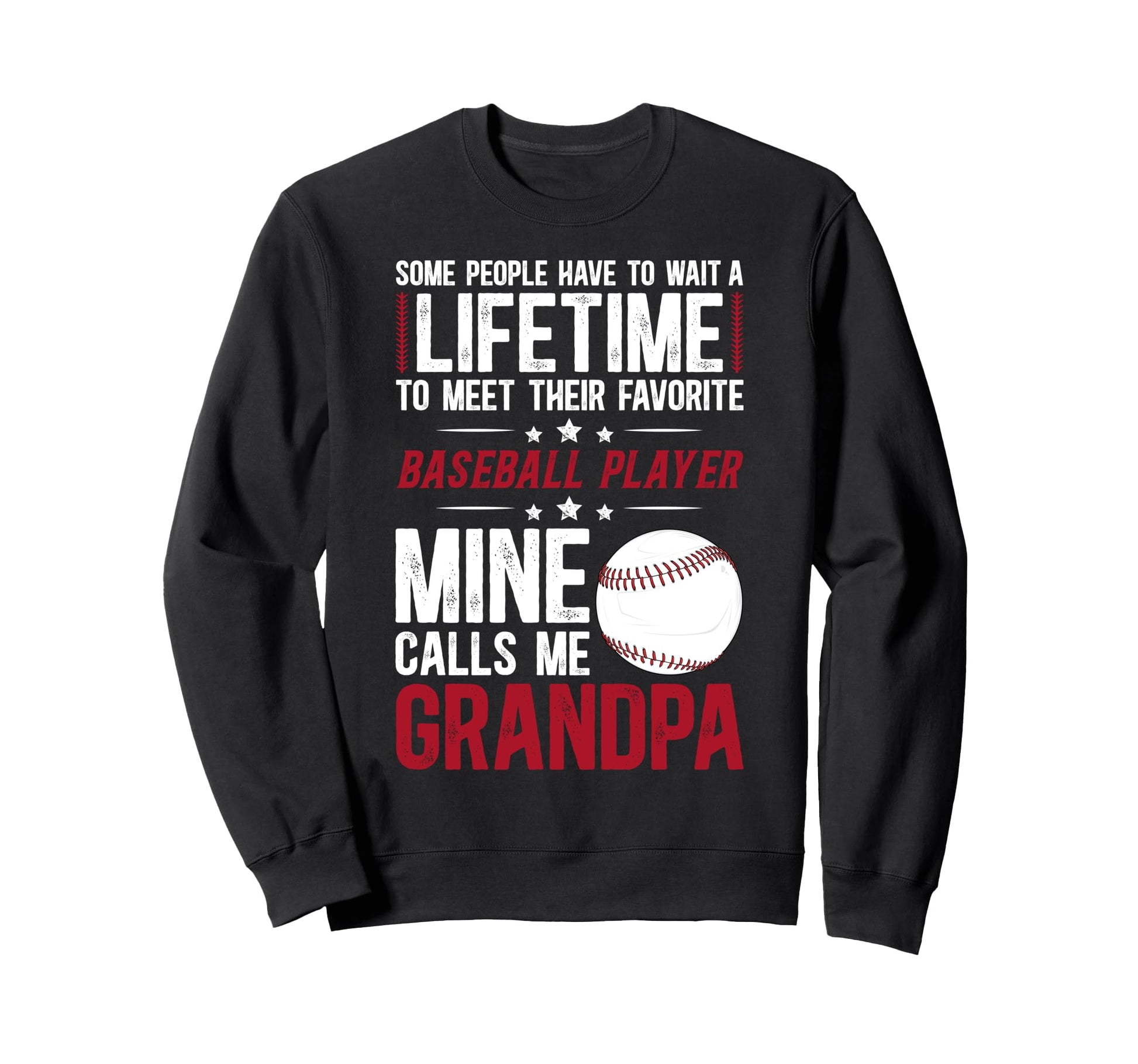 Baseball Grandpa Proud Grandpa Sweatshirt - Aesthetic Graphic Men Women - T-Shirt, Sweatshirt, Hoodie