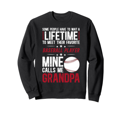 Baseball Grandpa Proud Grandpa Sweatshirt - Aesthetic Graphic Men Women - T-Shirt, Sweatshirt, Hoodie