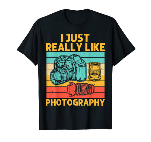 Photographer Photography Lover T-Shirt - Trendy Graphic for Adults - T-Shirt, Sweatshirt, Hoodie
