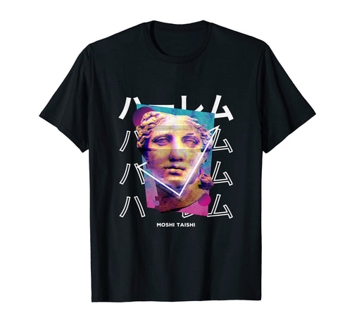 Vaporwave Statue Aesthetic Art T-Shirt - Fun Novelty Design Men Women - T-Shirt, Sweatshirt, Hoodie