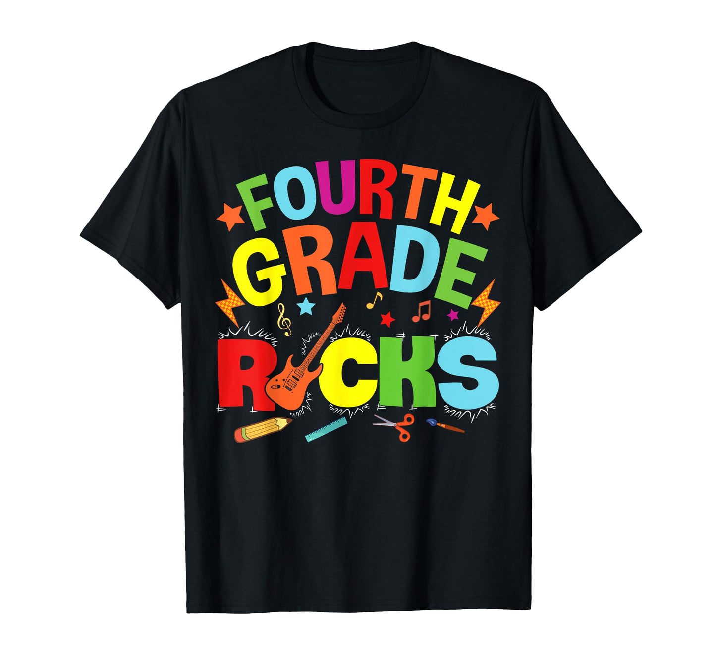 Hello 4Th Grade Rocks Teacher Team T-Shirt - Trendy Graphic Men Women - T-Shirt, Sweatshirt, Hoodie