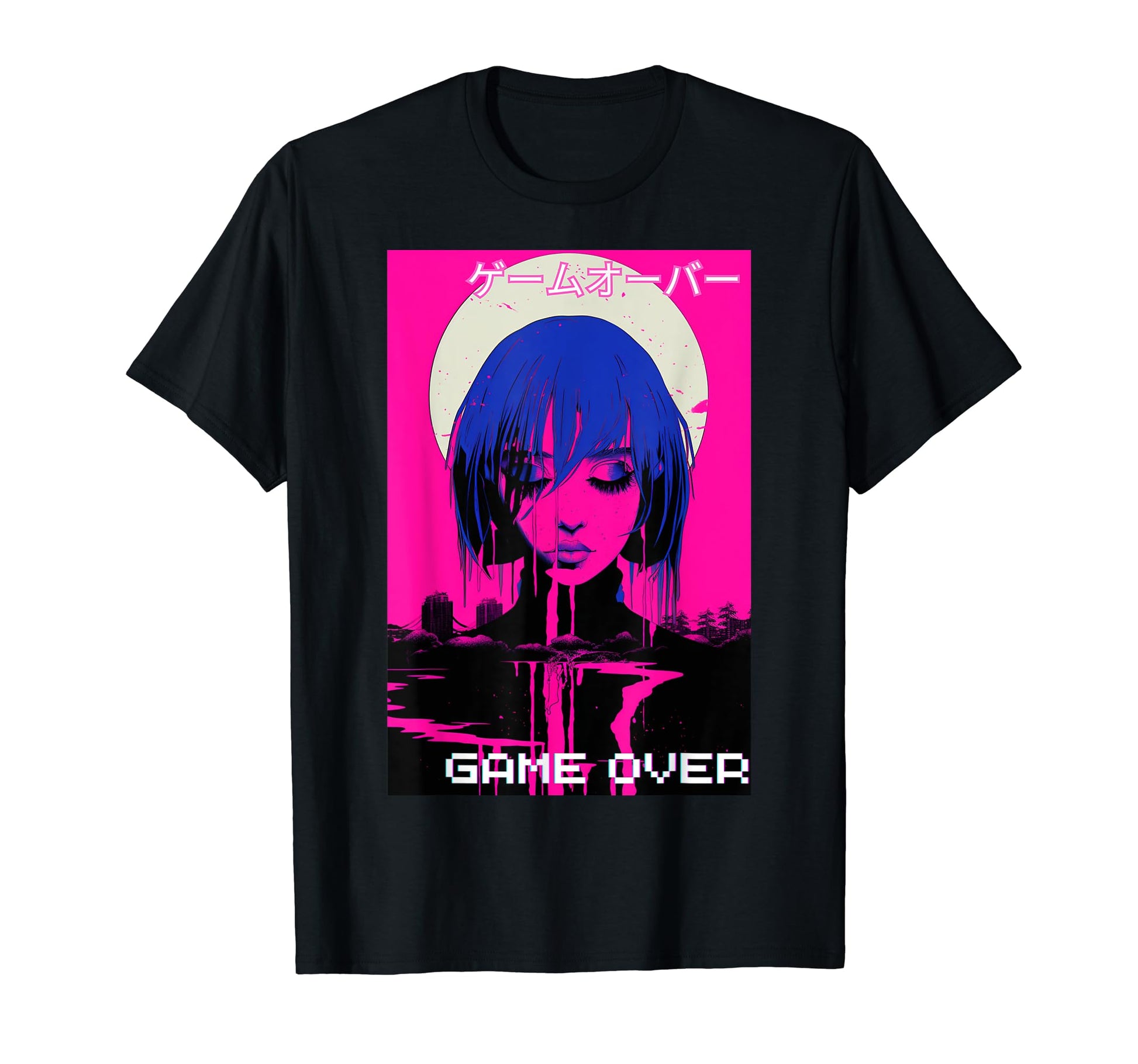 Japanese Vaporwave Sad Anime Indie T-Shirt - Streetwear Style Men Women - T-Shirt, Sweatshirt, Hoodie