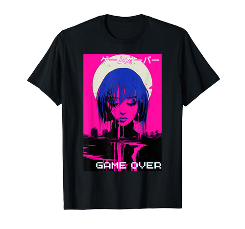 Japanese Vaporwave Sad Anime Indie T-Shirt - Streetwear Style Men Women - T-Shirt, Sweatshirt, Hoodie