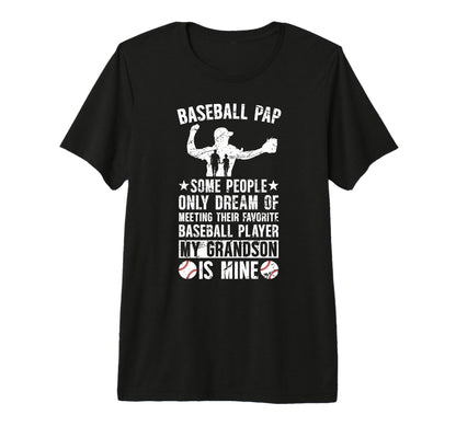 Mens Favorite Baseball Player Pap T-Shirt - Custom Art Print Men Women - T-Shirt, Sweatshirt, Hoodie