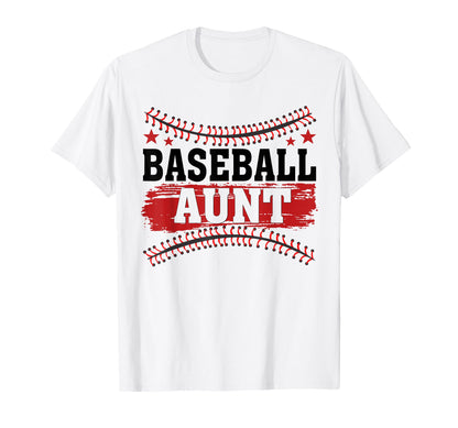Baseball Aunt Baseball Player T-Shirt - Streetwear Style for Adults - T-Shirt, Sweatshirt, Hoodie
