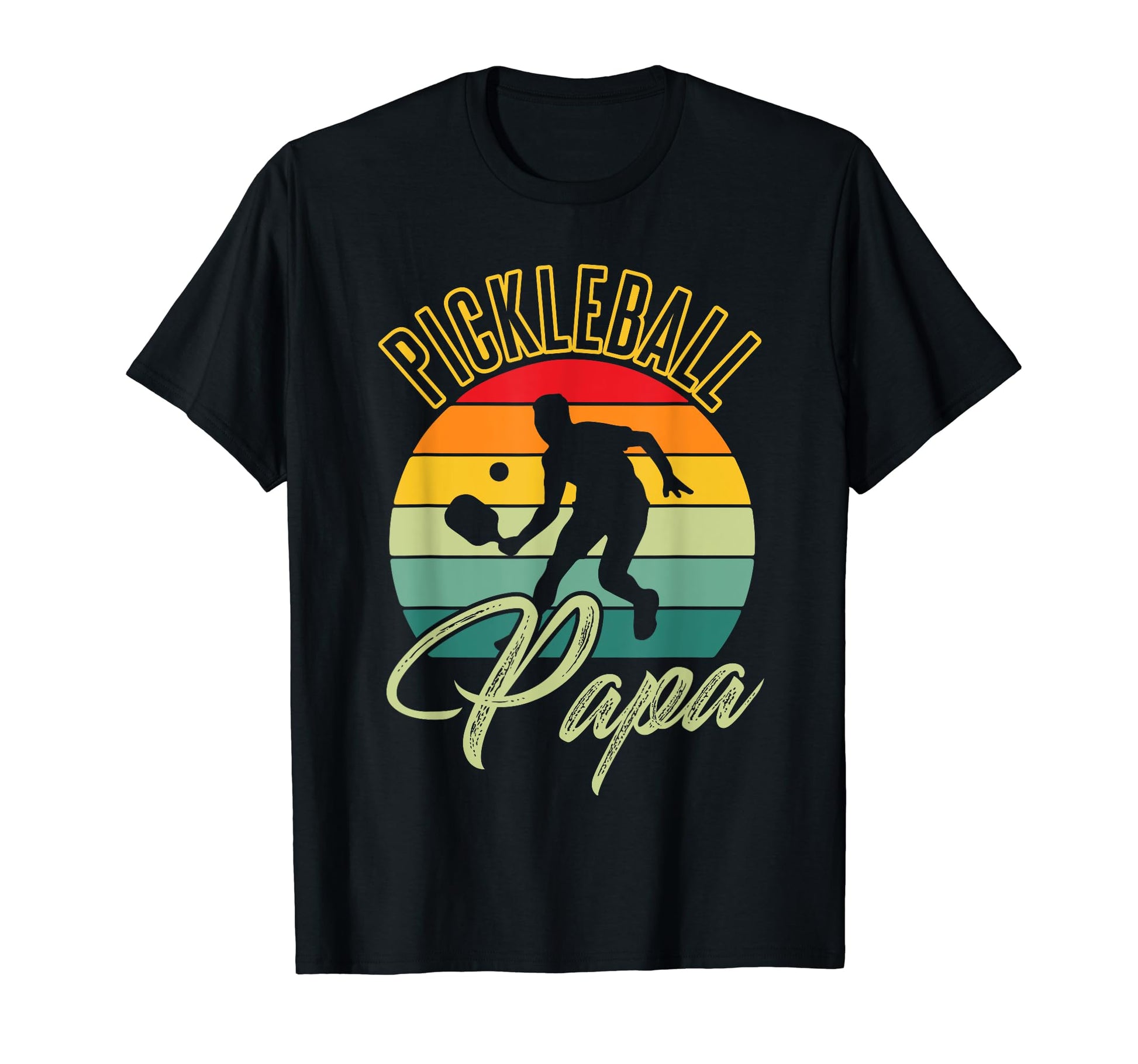 Pickleball Papa Fathers Day Pickleball T-Shirt - Novelty Apparel Men Women - T-Shirt, Sweatshirt, Hoodie