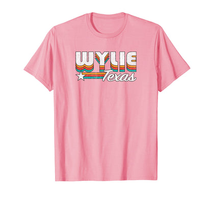 Wylie Tx Wylie Texas Rainbow T-Shirt - Graphic Print Unisex - T-Shirt, Sweatshirt, Hoodie