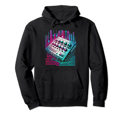 Vaporwave Aesthetic Synthwave Festival Hoodie - Minimalist Print Unisex - T-Shirt, Sweatshirt, Hoodie