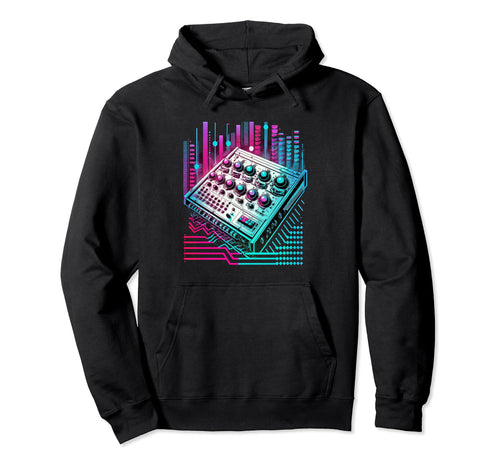 Vaporwave Aesthetic Synthwave Festival Hoodie - Minimalist Print Unisex - T-Shirt, Sweatshirt, Hoodie