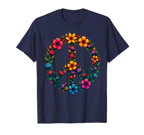 60S 70S Flower Power Groovy Love T-Shirt - Minimalist Print Men Women - T-Shirt, Sweatshirt, Hoodie