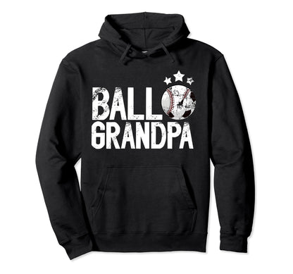 Ball Grandpa Proud Soccer Baseball Grandpa Hoodie - Minimalist Print Unisex - T-Shirt, Sweatshirt, Hoodie