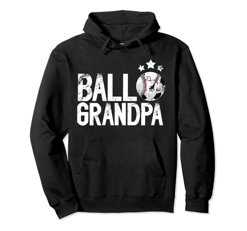 Ball Grandpa Proud Soccer Baseball Grandpa Hoodie - Minimalist Print Unisex - T-Shirt, Sweatshirt, Hoodie