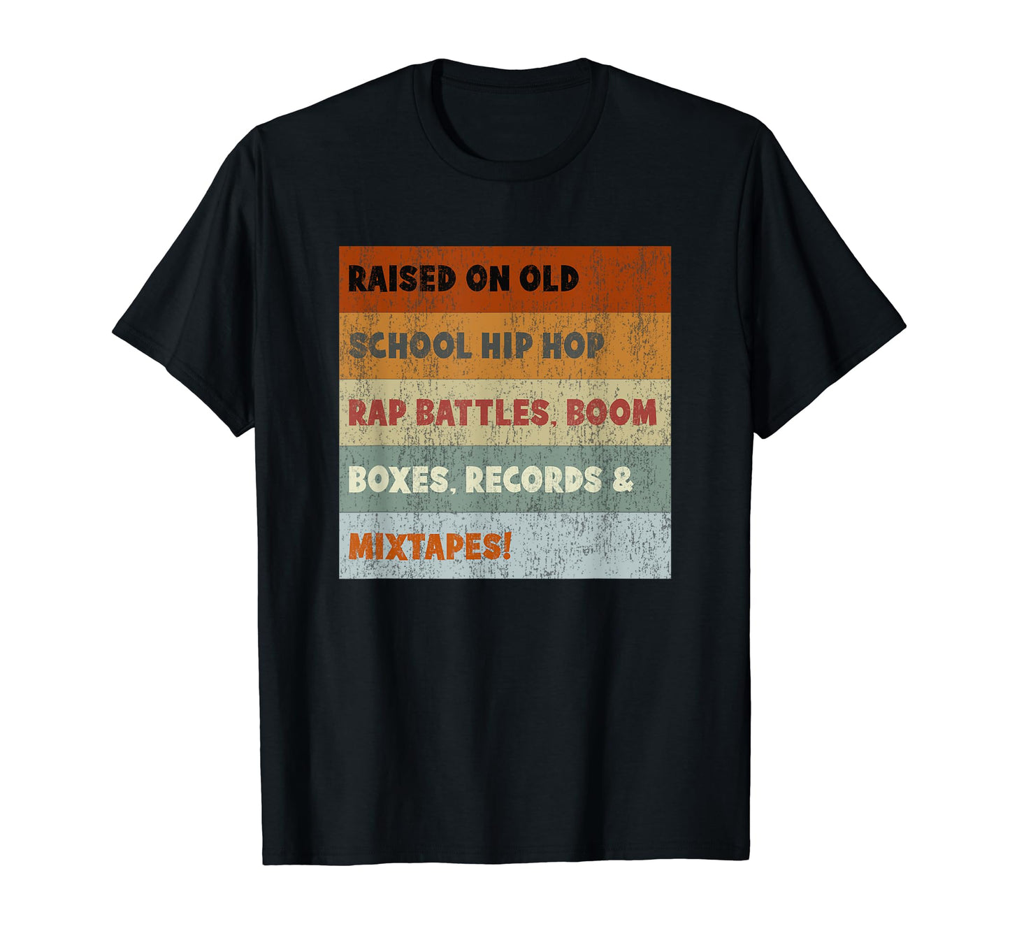 70S Raised Mixtapes Old School Hip Hop T-Shirt - Graphic Print Men Women - T-Shirt, Sweatshirt, Hoodie