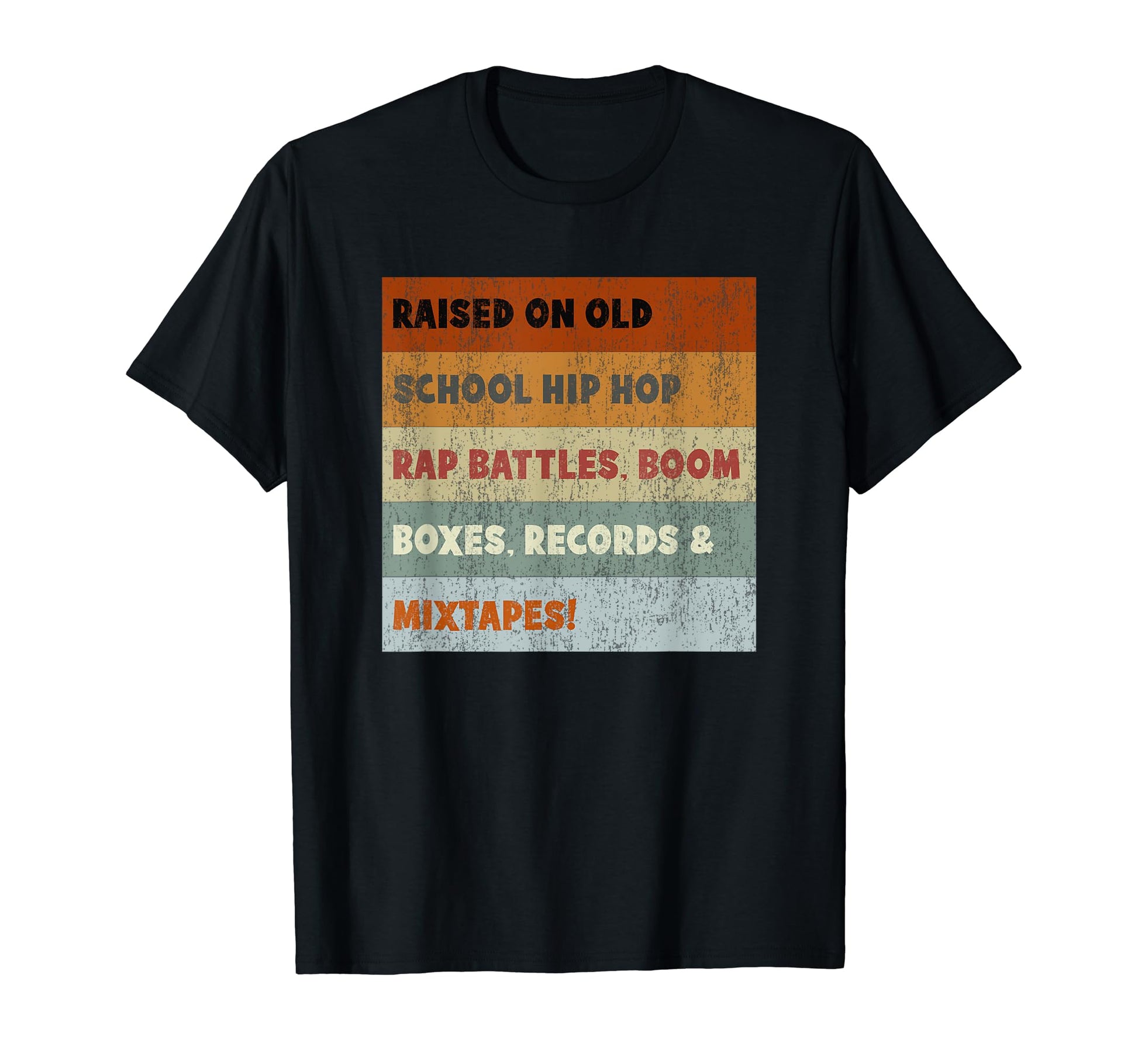 70S Raised Mixtapes Old School Hip Hop T-Shirt - Graphic Print Men Women - T-Shirt, Sweatshirt, Hoodie