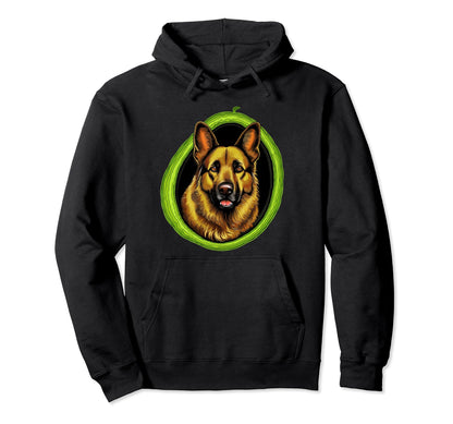 German Shepherd Funny Dog Avocado Hoodie - Unique Graphic Men Women - T-Shirt, Sweatshirt, Hoodie