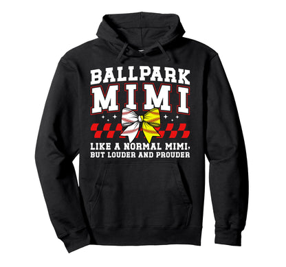 Ballpark Mimi Definition Baseball Hoodie - Minimalist Print Men Women - T-Shirt, Sweatshirt, Hoodie
