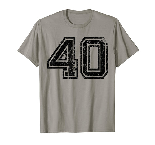 Number 40 Sports Jersey Varsity T-Shirt - Fun Novelty Design Men Women - T-Shirt, Sweatshirt, Hoodie