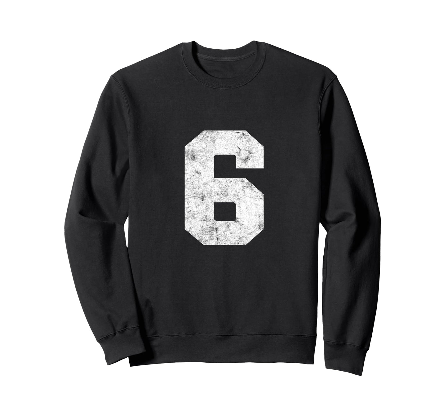 Lucky Number 6 Birthday Sports Sweatshirt - Streetwear Style for Adults - T-Shirt, Sweatshirt, Hoodie