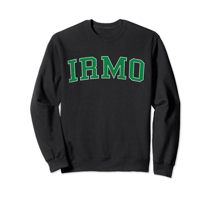 Irmo Sc Distressed Green Varsity Sweatshirt - Custom Art Print for Adults - T-Shirt, Sweatshirt, Hoodie