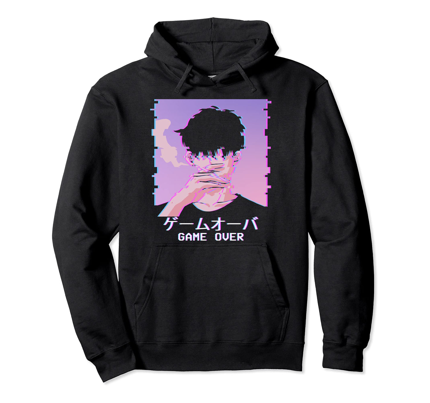Japanese Vaporwave Aesthetic Anime Lofi Game Hoodie - Graphic Print Unisex - T-Shirt, Sweatshirt, Hoodie