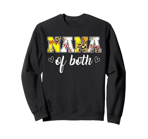 Nana Both Leopard Game Day Baseball Sweatshirt - Novelty Apparel Men Women - T-Shirt, Sweatshirt, Hoodie