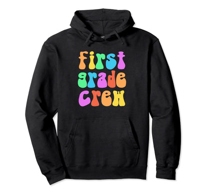First Grade Crew Little Miss 1St Gr Hoodie - Aesthetic Graphic for Adults - T-Shirt, Sweatshirt, Hoodie