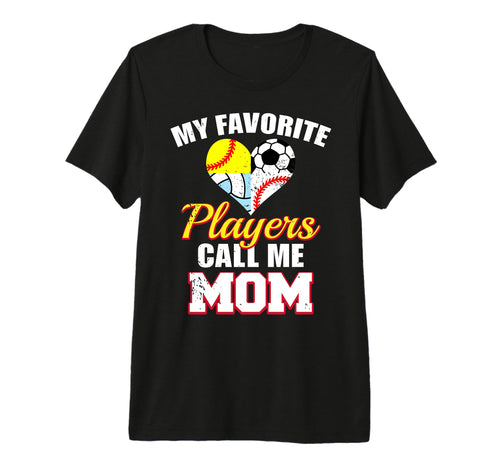 My Favorite Players Mom Soccer T-Shirt - Trendy Graphic for Adults - T-Shirt, Sweatshirt, Hoodie