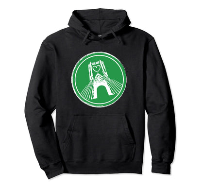 Iran Azadi Heart Free Iran Symbol Hoodie - Streetwear Style for Adults - T-Shirt, Sweatshirt, Hoodie