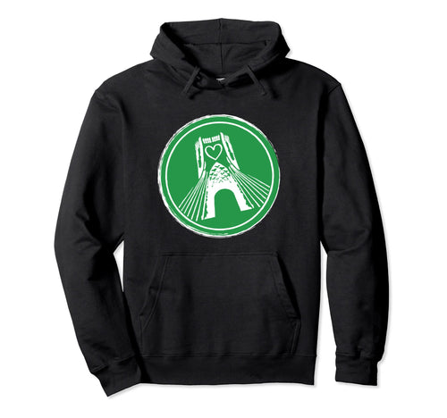 Iran Azadi Heart Free Iran Symbol Hoodie - Streetwear Style for Adults - T-Shirt, Sweatshirt, Hoodie