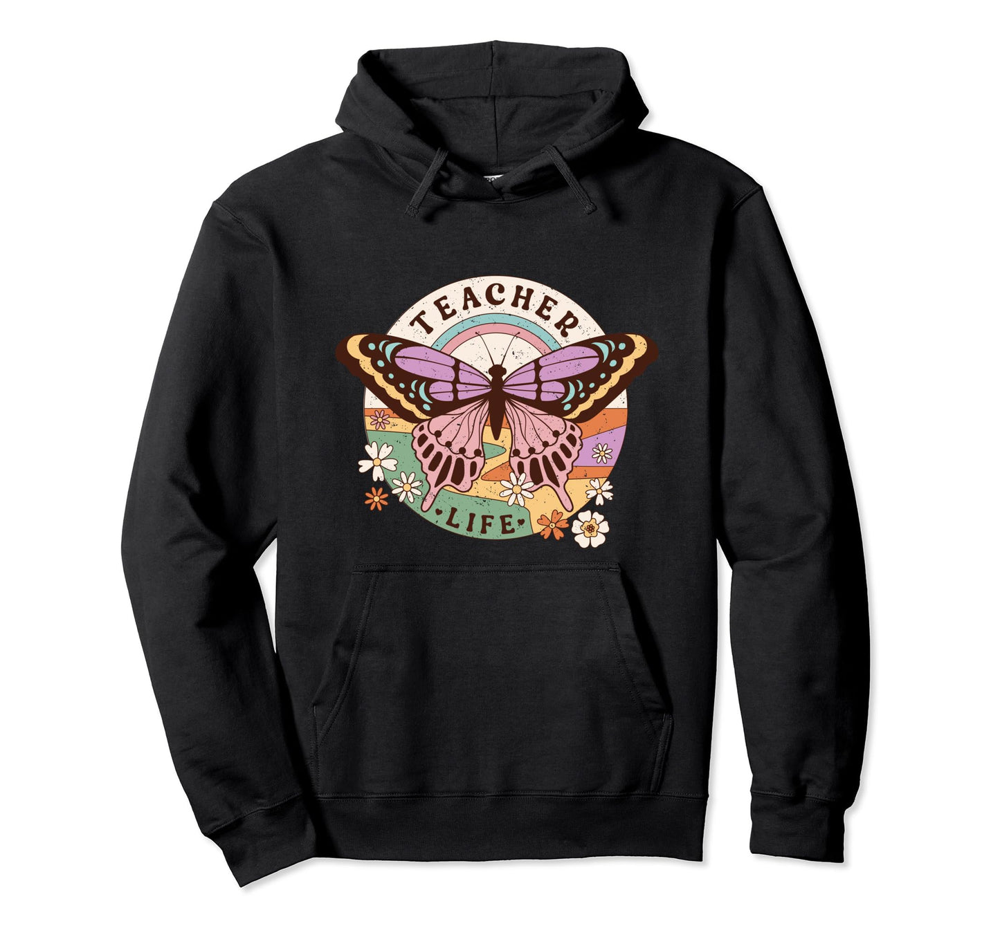 Teacher Life Back To School Beautiful Hoodie - Unique Graphic for Adults - T-Shirt, Sweatshirt, Hoodie