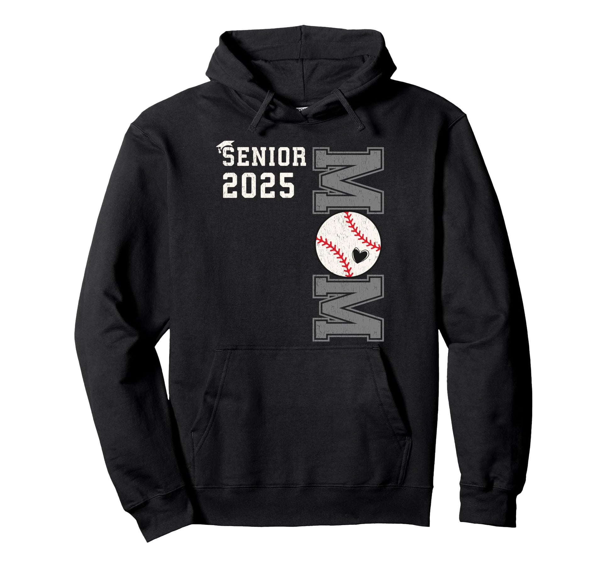 Proud Senior Baseball Mom Class 2025 Hoodie - Novelty Apparel Men Women - T-Shirt, Sweatshirt, Hoodie