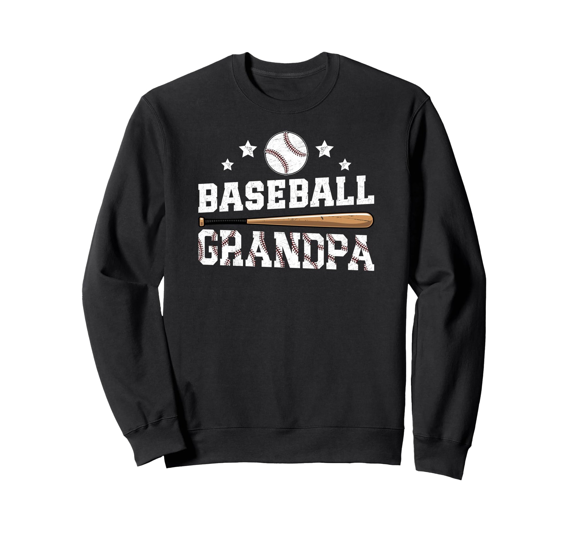Baseball Grandpa Proud Grandpa Sweatshirt - Custom Art Print for Adults - T-Shirt, Sweatshirt, Hoodie