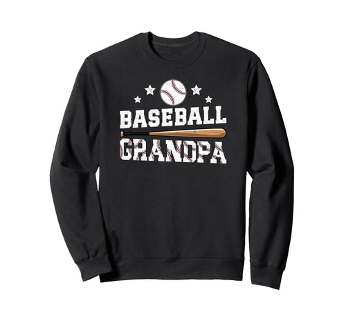 Baseball Grandpa Proud Grandpa Sweatshirt - Custom Art Print for Adults - T-Shirt, Sweatshirt, Hoodie