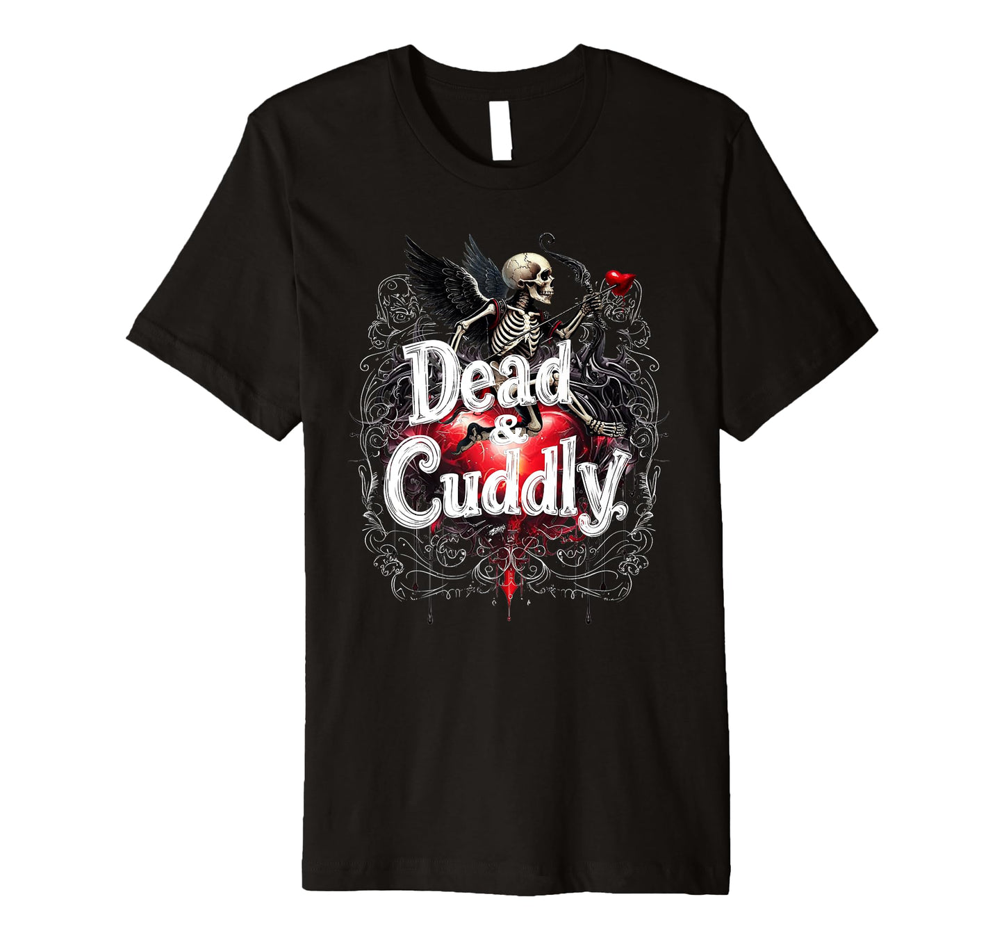 Mens Dead And Cuddly Gothic Alt T-Shirt - Minimalist Print for Adults - T-Shirt, Sweatshirt, Hoodie