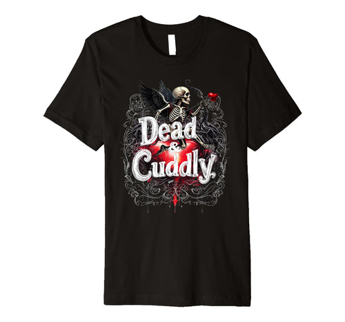 Mens Dead And Cuddly Gothic Alt T-Shirt - Minimalist Print for Adults - T-Shirt, Sweatshirt, Hoodie