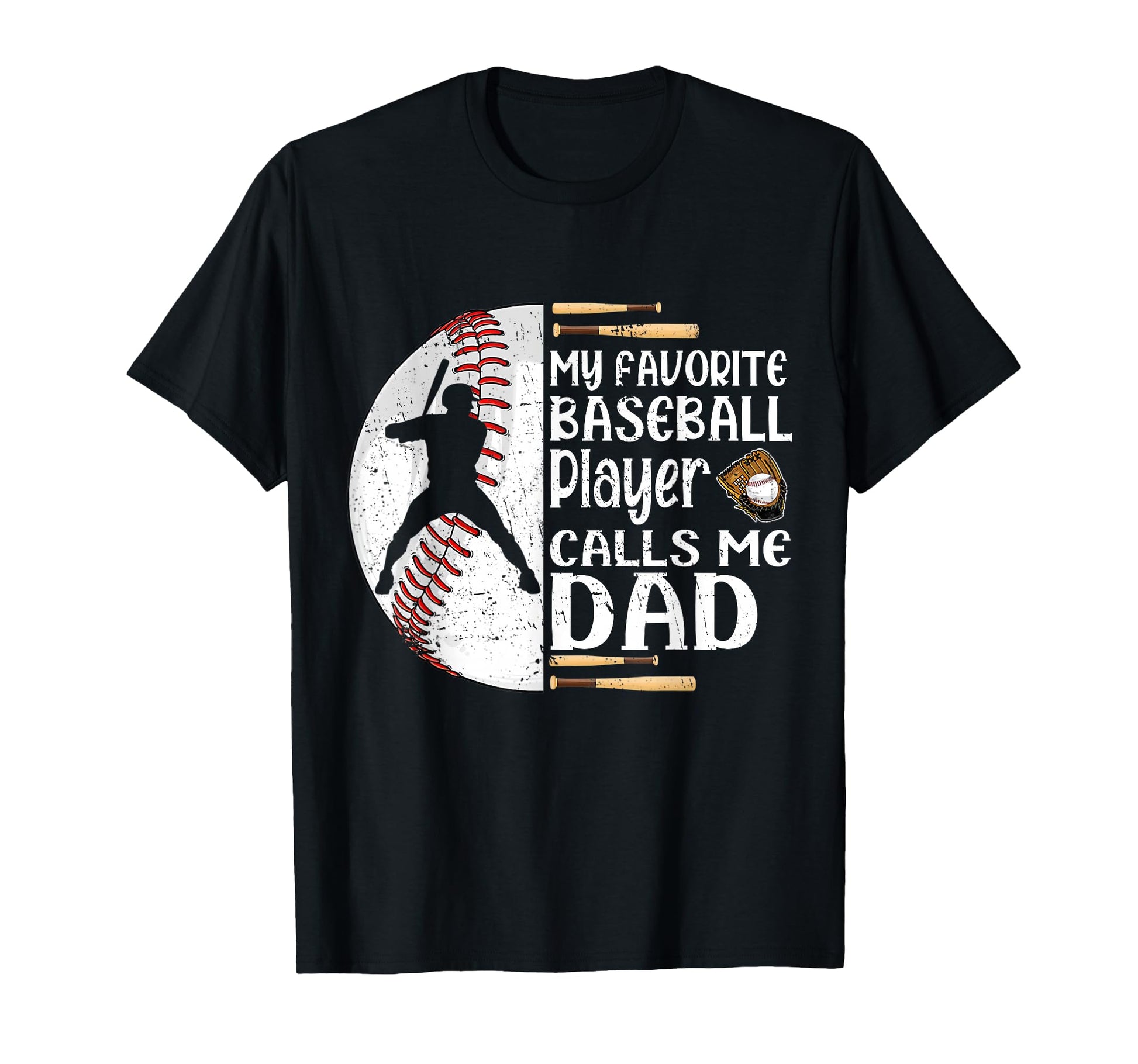 My Favorite Baseball Player Calls Me T-Shirt - Minimalist Print Men Women - T-Shirt, Sweatshirt, Hoodie