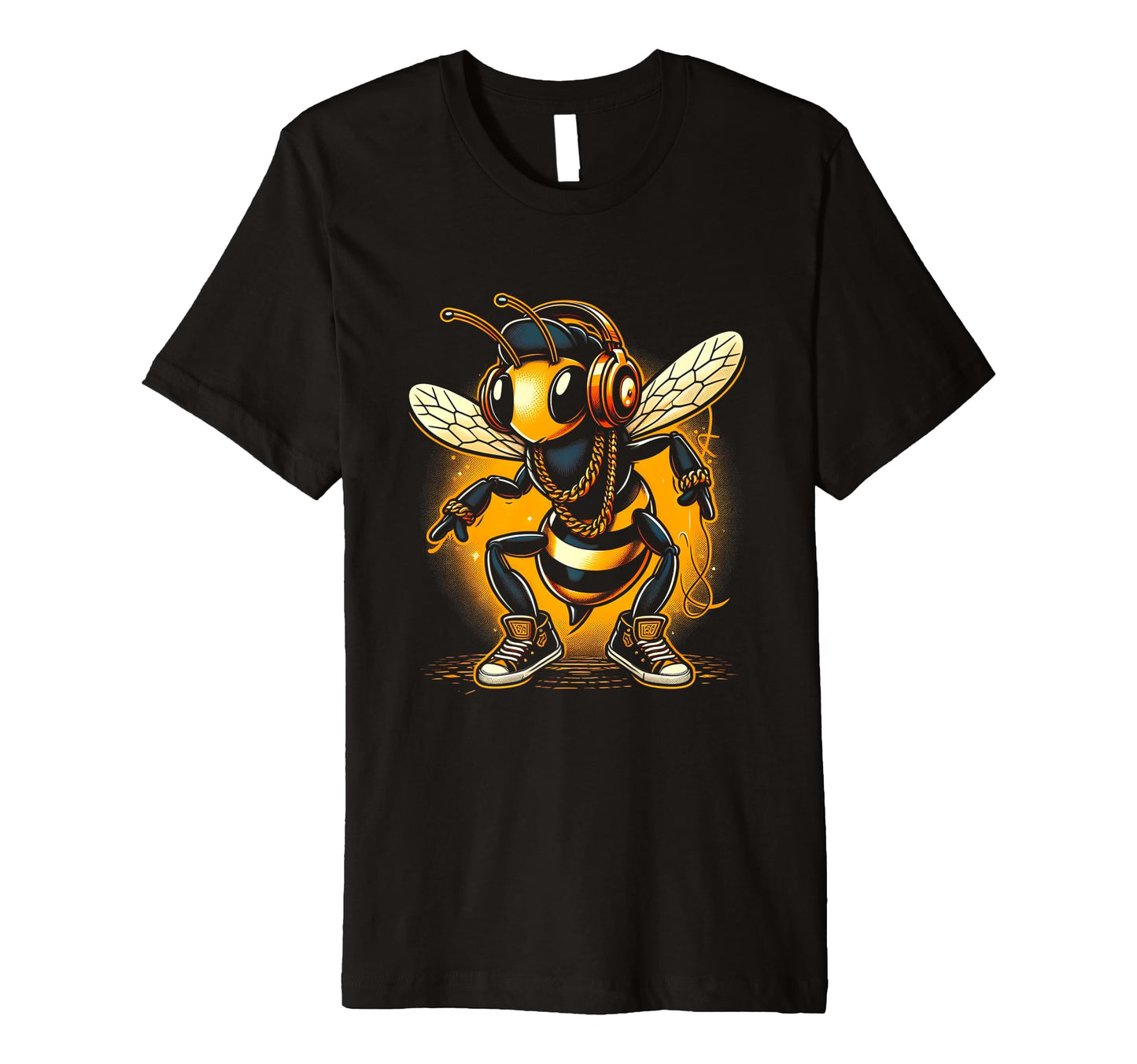 Bees Hip Hop Rap Old School T-Shirt - Unique Graphic for Adults - T-Shirt, Sweatshirt, Hoodie