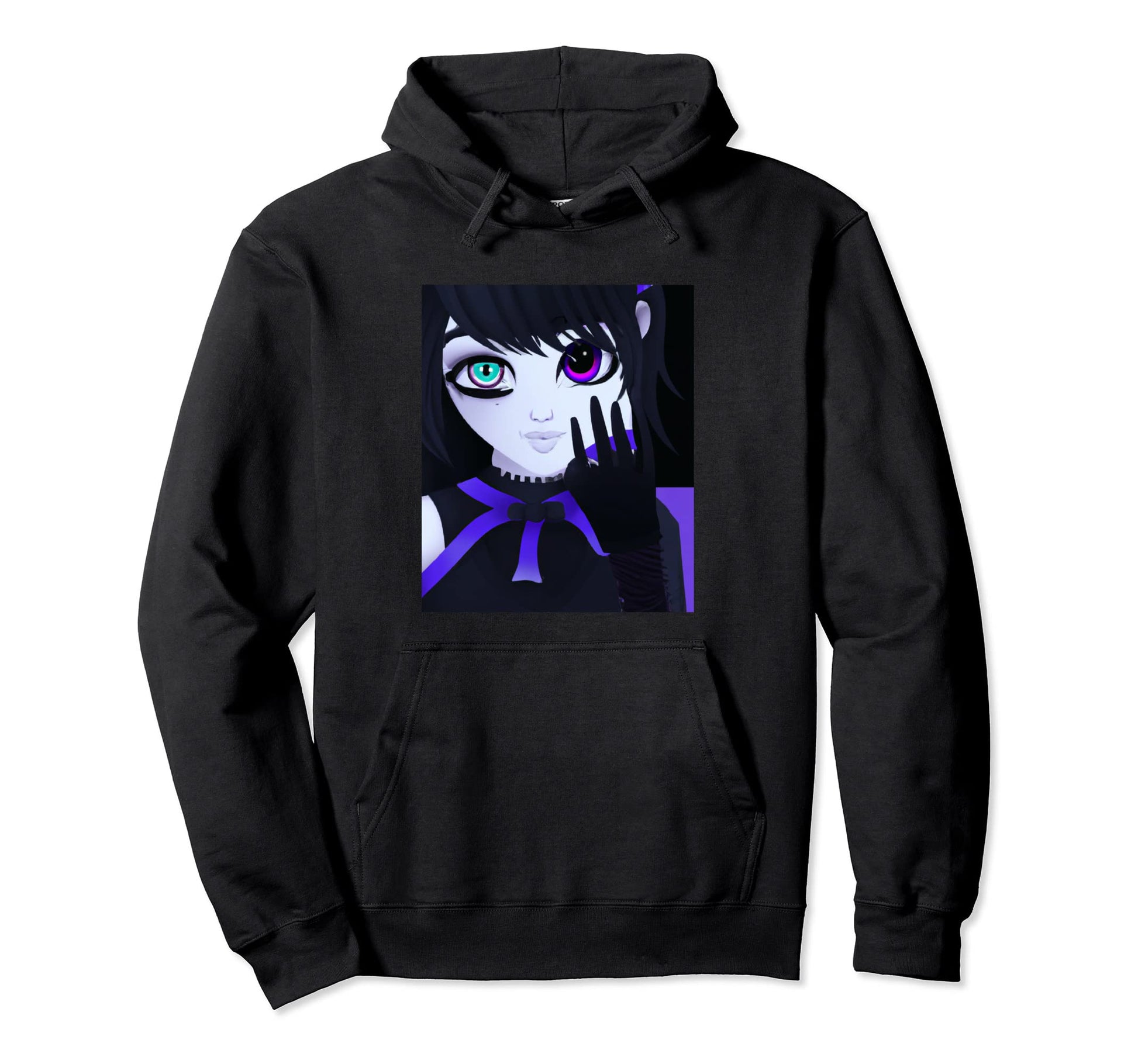 Goth Anime Vaporwave And Creepy Goth Hoodie - Unique Graphic Men Women - T-Shirt, Sweatshirt, Hoodie