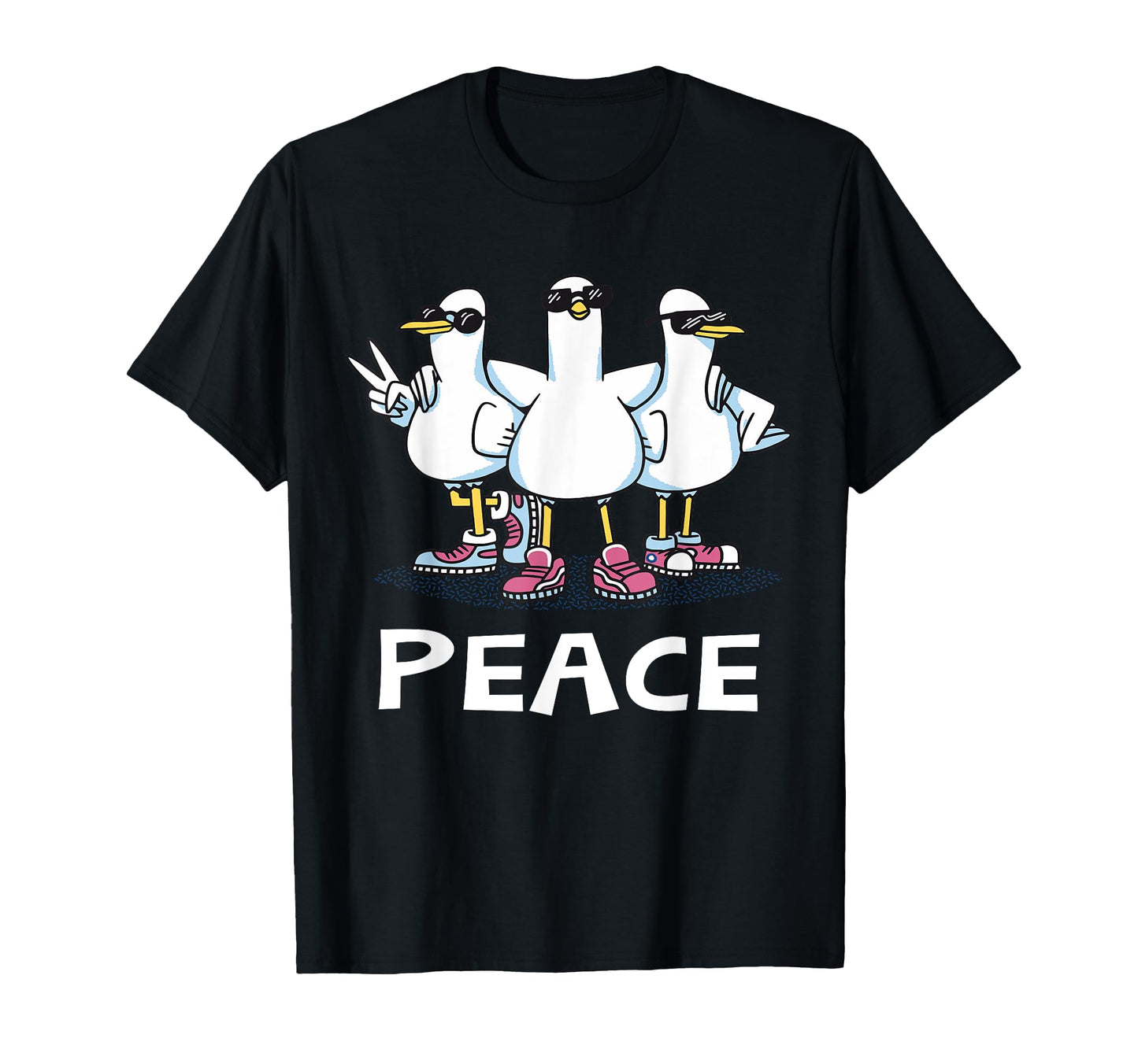 Give Peace Chance Peace World Peace Love T-Shirt - Custom Art Print Unisex - T-Shirt, Sweatshirt, Hoodie